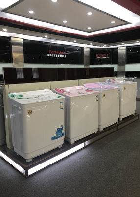 China Eco Large Capacity White Twin Tub Semi Automatic Washing Machine All In One OEM supplier